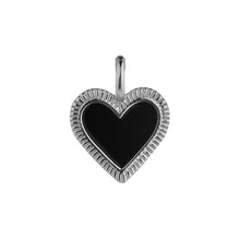  L'Amour Black Enamel Pendant