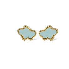  Blue Sky Enamel Studs