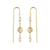 Pirouette Pearl Chain Earrings 