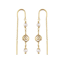  Pirouette Pearl Chain Earrings 