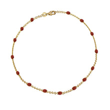  Ruby wine beaded Bracelet