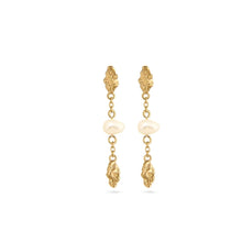  I AM GOLD Pearl Drop Earrings