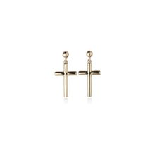  Cross Ear Studs