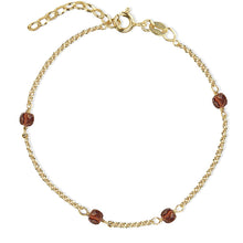  Love Eye Bracelet - Red Garnet