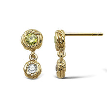  I AM GOLD Double Drop Grøn Ørering